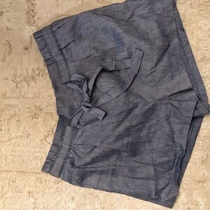 Express Dark Gray Flat Front Shorts